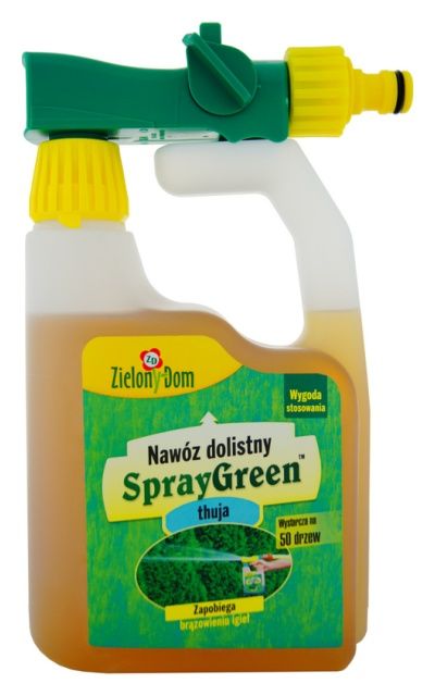 Spray green do tuj 950 ml Zielony Dom