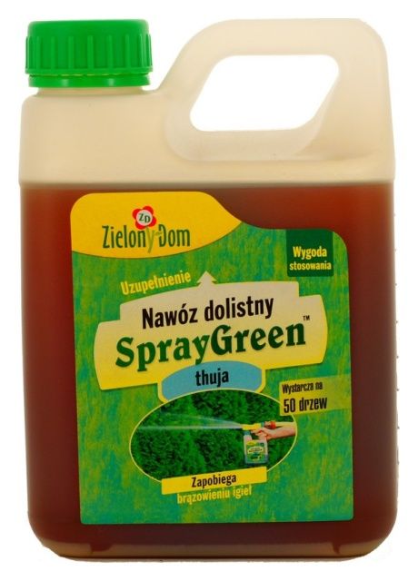 Spray green do tuj 950 ml zapas Zielony Dom