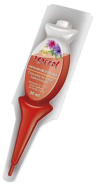 Geranium Strong odżywka do kwiatów balkonowych 30ml Agrecol 