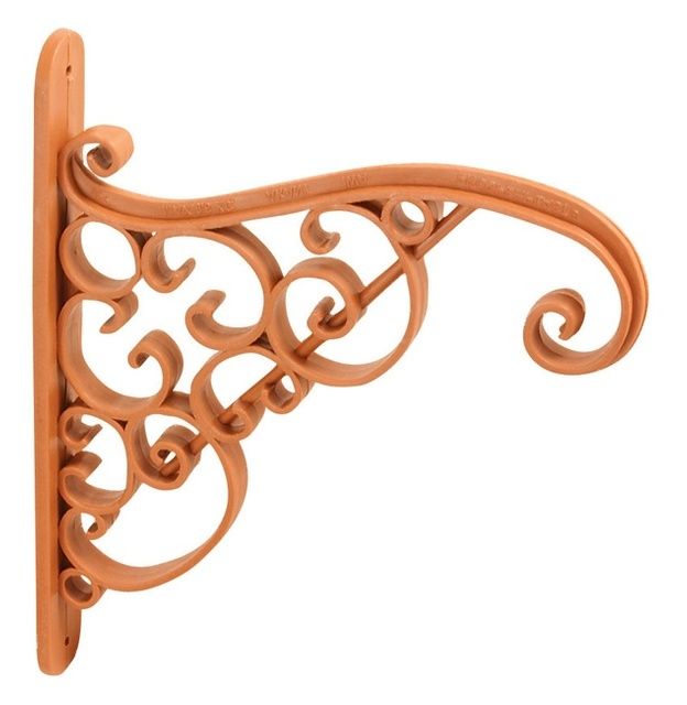 Wieszak przyścienny Akant IWA 200x230mm terakota Prosperplast