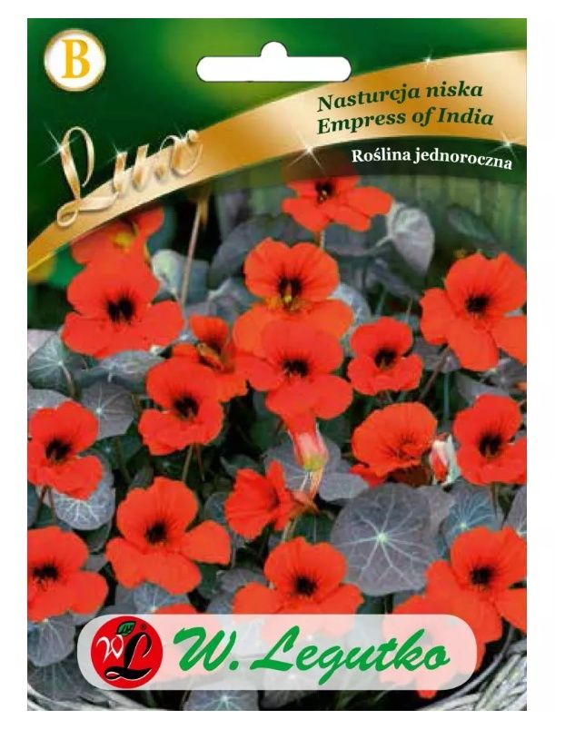 Nasturcja niska Empress of India 5g Legutko