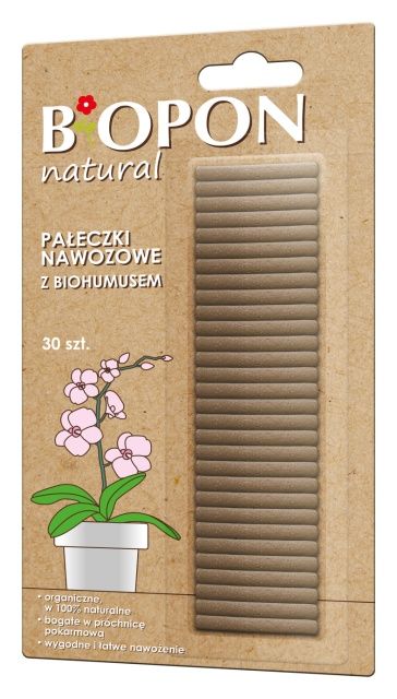 Pałeczki nawozowe z biohumusem 30 szt. Bopon 
