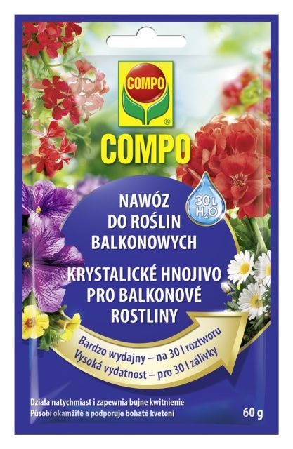 Nawóz krystaliczny do balkonowych 60g Compo