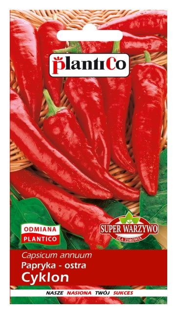 Papryka ostra czerwona Cyklon 10g Plantico