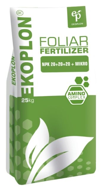 Foliar fertilizer NPK 20+20+20 + mikro 25 kg Ekoplon