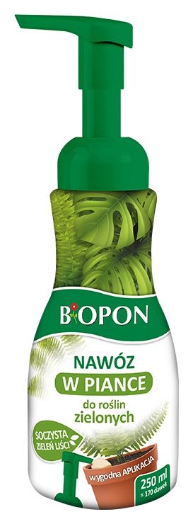 Nawóz w pianka do roślin zielonych 250 ml Bopon