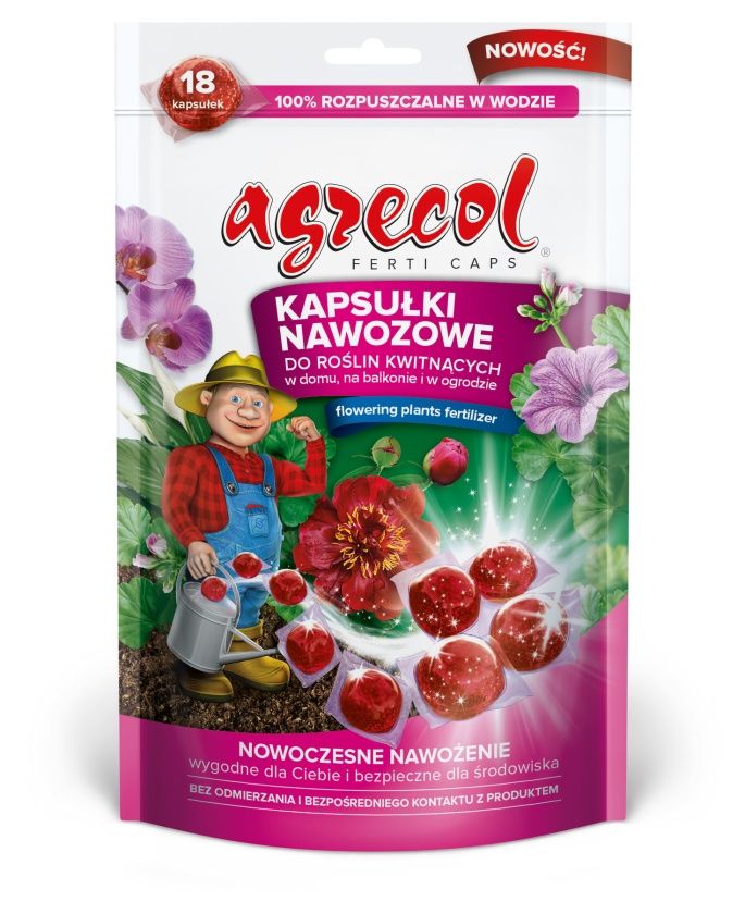 Kapsułki do roślin kwitnących Ferticaps 18szt Agrecol
