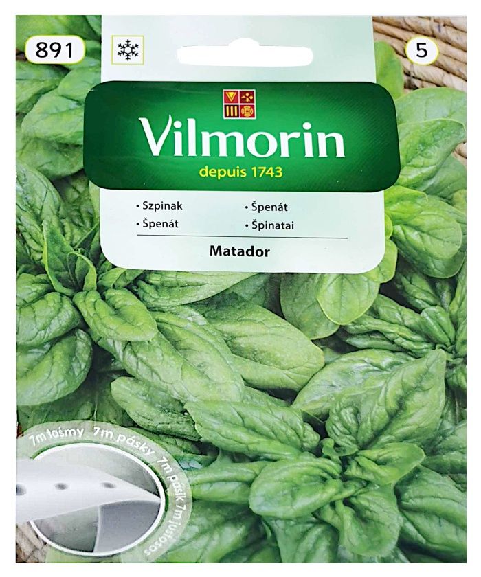 Szpinak Matador 7m taśma Vilmorin