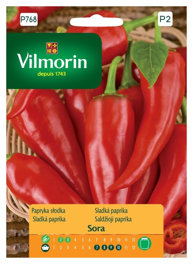 Papryka słodka Sora 0,5g Vilmorin