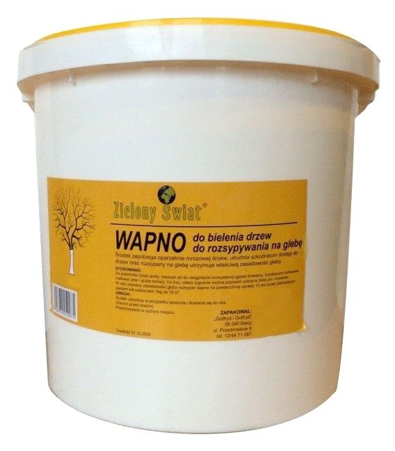 Wapno do bielenia drzewek i rozsypywania na glebę Zielony Świat