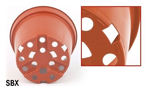 Doniczka produkcyjna SBX 25L terakota fi 38 cm Interplast