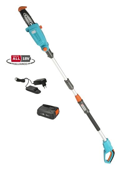 Pilarka akumulatorowa łańcuchowa z trzonkiem teleskopowym TCS 20/18V P4A 14770-20 Gardena