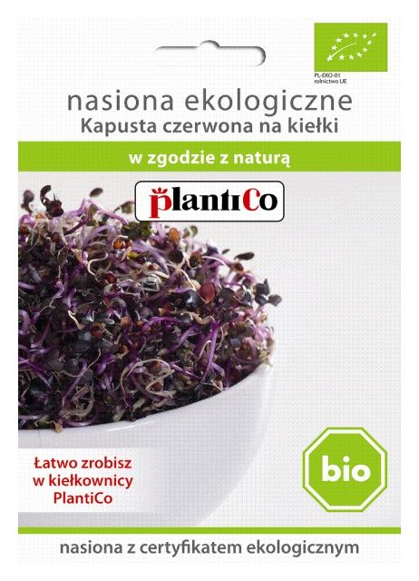 Bio Kapusta czerwona na kiełki 10g Plantico