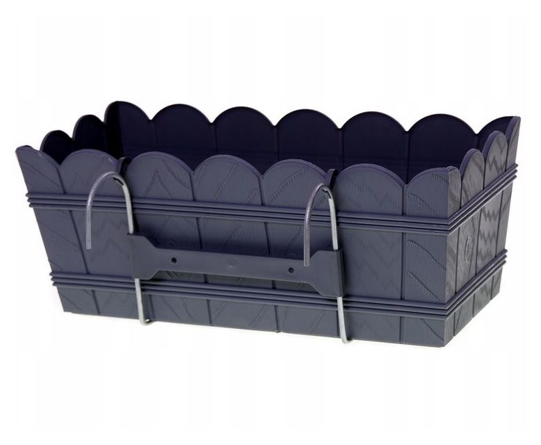 Skrzynka drewnopodobna + uchwyt Form-Plastic