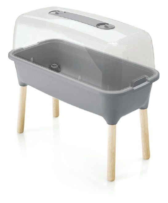 Rozsadnik Respana Planter Wood High Set 779x380x795mm szary kamień ISEW780H Prosperplast