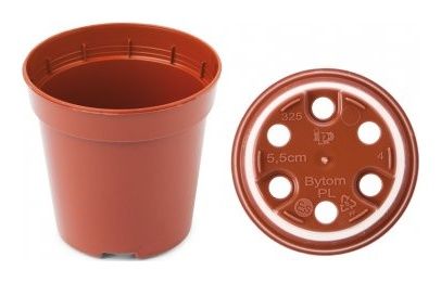 Doniczka produkcyjna SB 5,5 terrakota 1000 sztuk Interplast