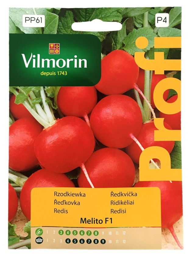Rzodkiewka Melito F1 Profi 200 nasion Vilmorin