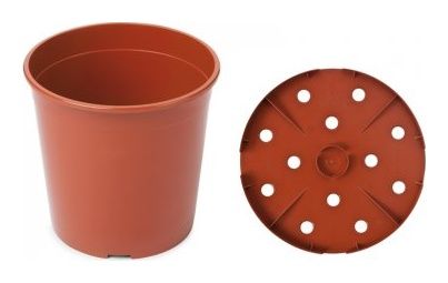 Doniczka produkcyjna H30LSR 14L terakota fi 30 cm Interplast