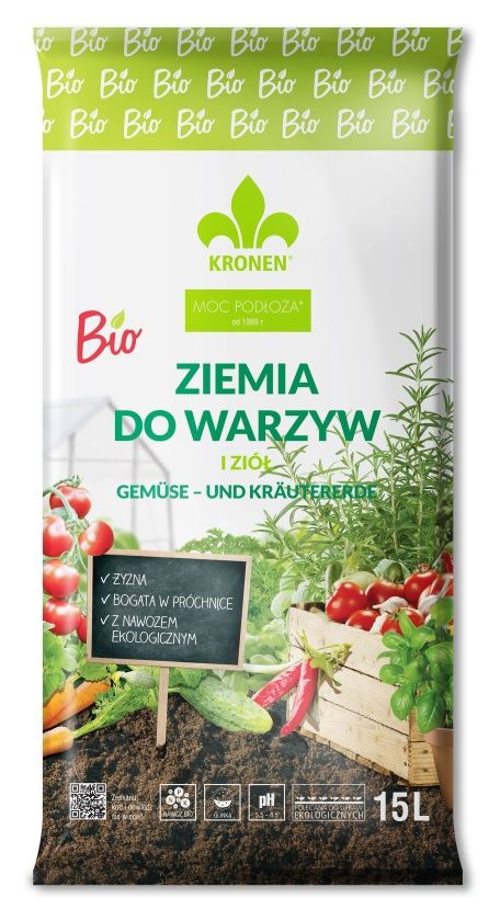 Ziemia do warzyw i ziół BIO Kronen