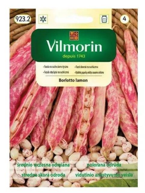 Fasola tyczna Borlott Lamon 30g Vilmorin