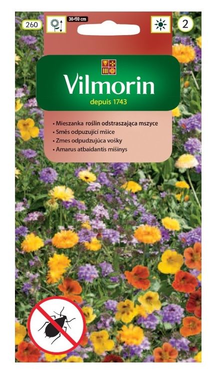 Mix kwiatów odstraszających mszyce 2g Vilmorin