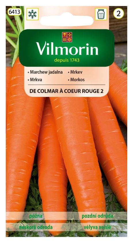 Marchew późna De Colmar rouge 2 5 g Vilmorin
