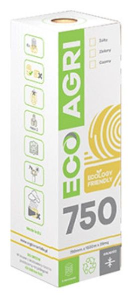 Folia do sianokiszonki 75 cm 1500 mb Eco Agri żółta ERG Bieruń