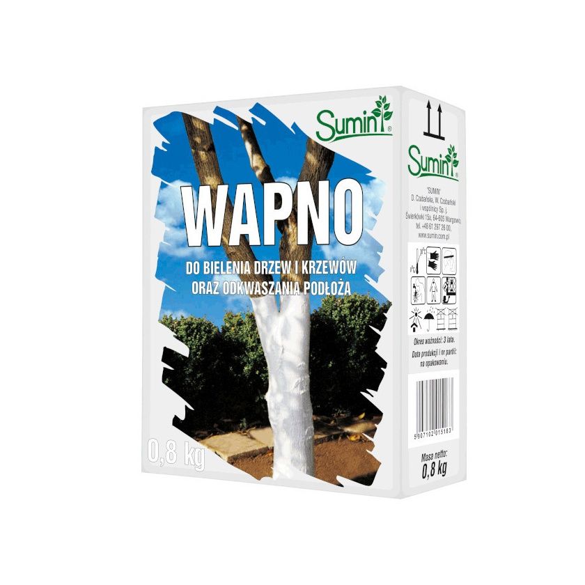Wapno do bielenia drzew i odkwaszania podłoża Sumin