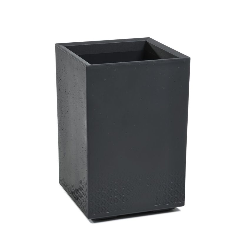 Kwietnik Karo Eco Recycled wysoki 400x400x600 mm Lamela