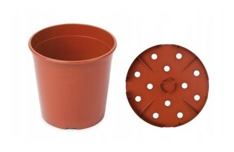 Doniczka produkcyjna HLSR 10L fi 27 terakota Interplast