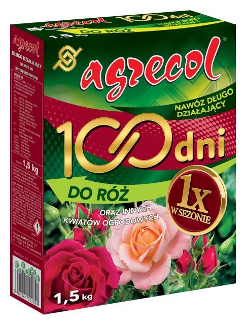 Nawóz 100 dni do róż 1,5 kg Agrecol