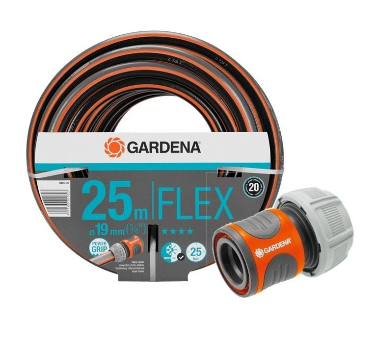 Zestaw Wąż ComfortFlex 3/4 25mb + Szybkozłącze 3/4" Gardena