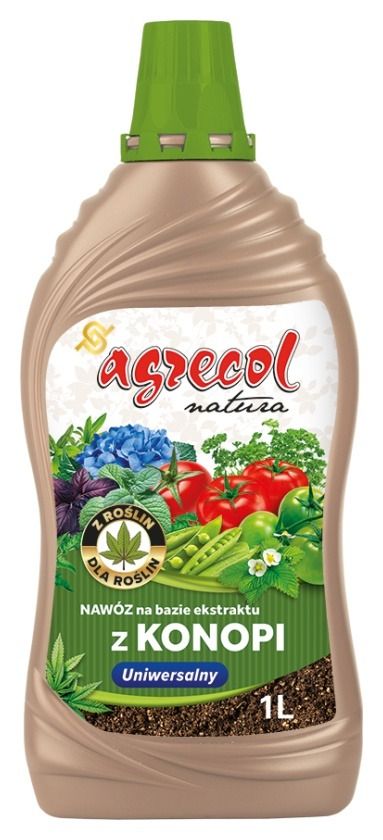 Nawóz na bazie ekstraktu z konopi - Uniwersalny Agrecol 1l