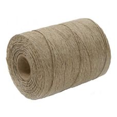 Nici lniane surowe nabłyszczane 0,1 kg Linotech