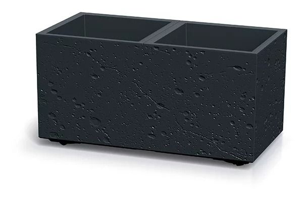 Kwietnik Sierra Case Beton Effect DSIE podwójny Prosperplast