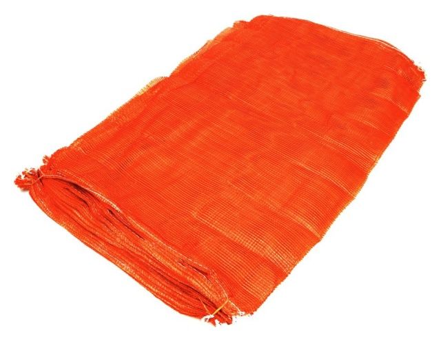 Worek siatkowy 25 kg pomarańczowy 60x110 cm 50 sztuk