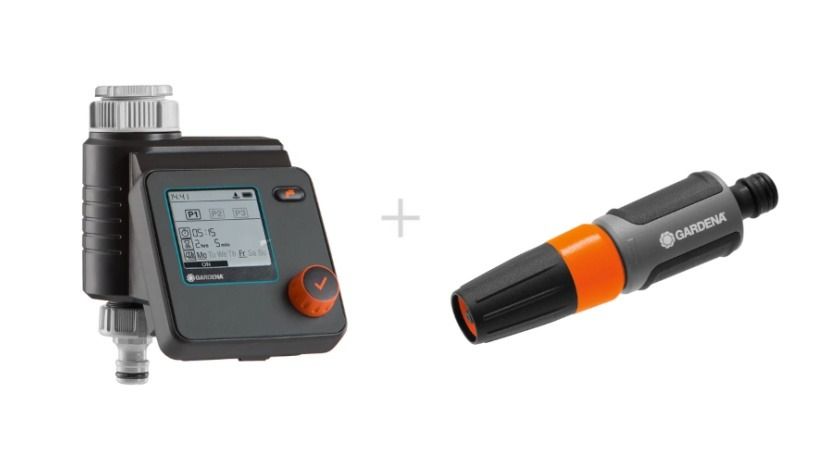 Zestaw Sterownik nawadniania Select 1891-29 + Zraszacz Prosty 18300-20 Gardena