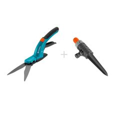 Zestaw Nożyce do trawy Comfort 8733-29 + Zraszacz prosty wbijany 0972-20 Gardena