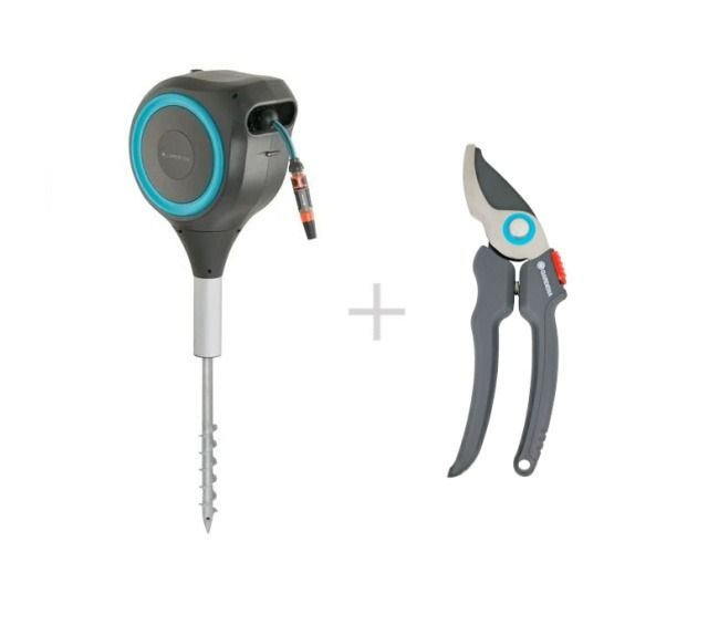 Zestaw Bęben ogrodowy RollUp S 18604-20 + Sekator Easy Cut 20241-45 Gardena