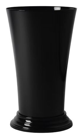 Doniczka Flakon Orchidea Stopka 28 cm czarny Szemikowie