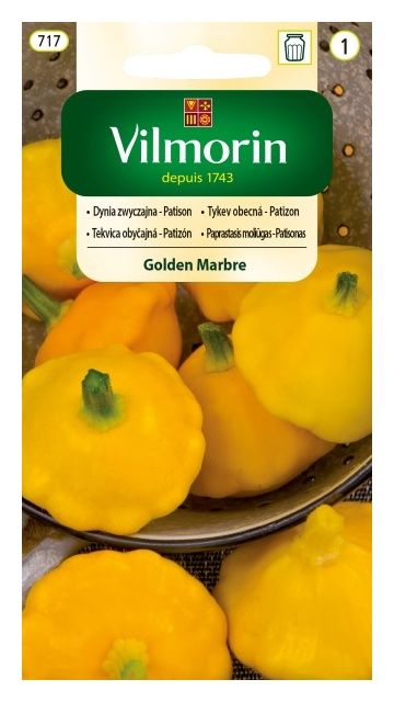 Dynia Zwyczajna Golden Marbre patison 1g Vilmorin