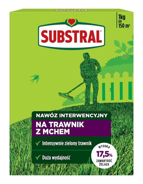 Nawóz interwencyjny Do trawnika z Mchem Substral