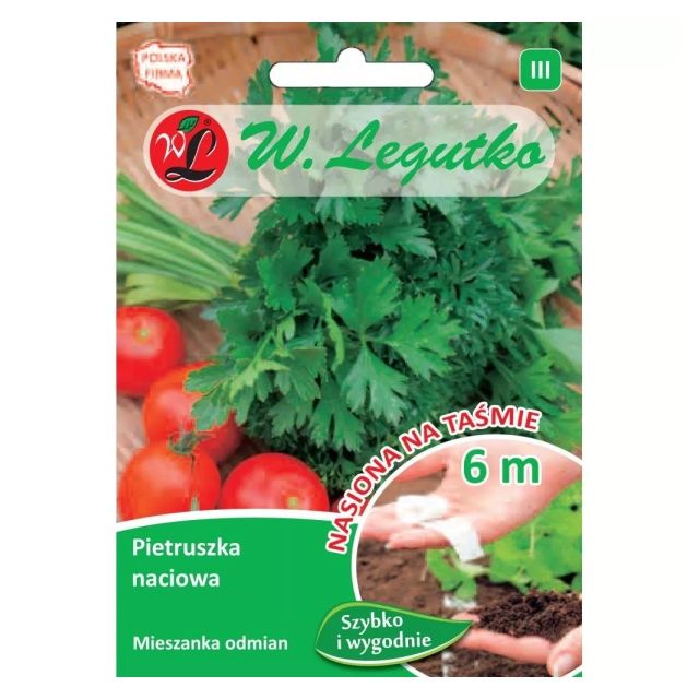 Pietruszka mieszanka odmian 6m taśma Legutko