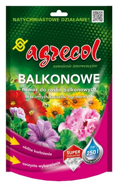 Nawóz krystaliczny do kwiatów balkonowych i ogrodowych 250g Agrecol