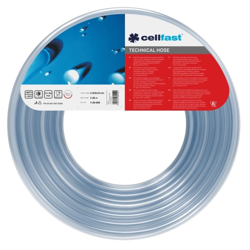 Wąż techniczny niezbrojony Cellfast 