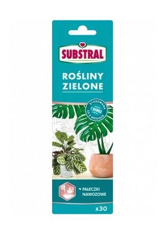 Pałeczki nawozowe do roślin zielonych 30 sztuk Substral