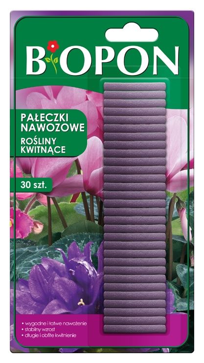 Pałeczki nawozowe do roślin kwitnących 30 sztuk Bopon 