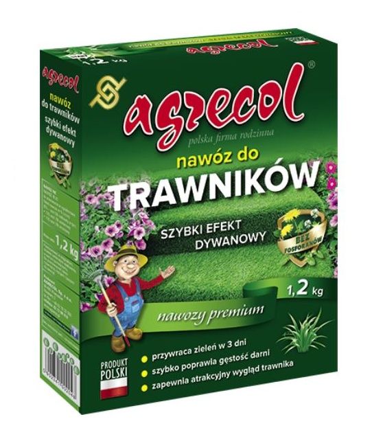 Nawóz do trawników Szybki efekt dywanowy Agrecol