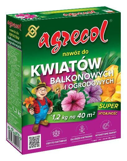 Nawóz do kwiatów ogrodowych i powojników 1,2 kg Agrecol