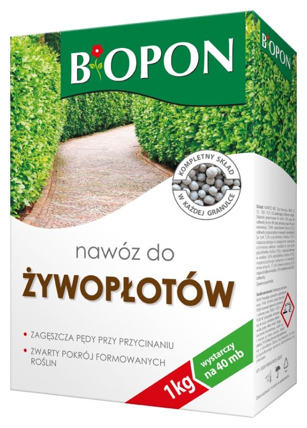 Nawóz do żywopłotów 1 kg Bopon